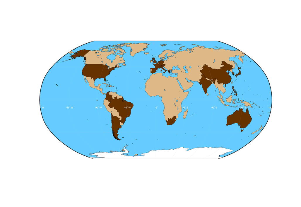 MIRA-WG Participants Map
